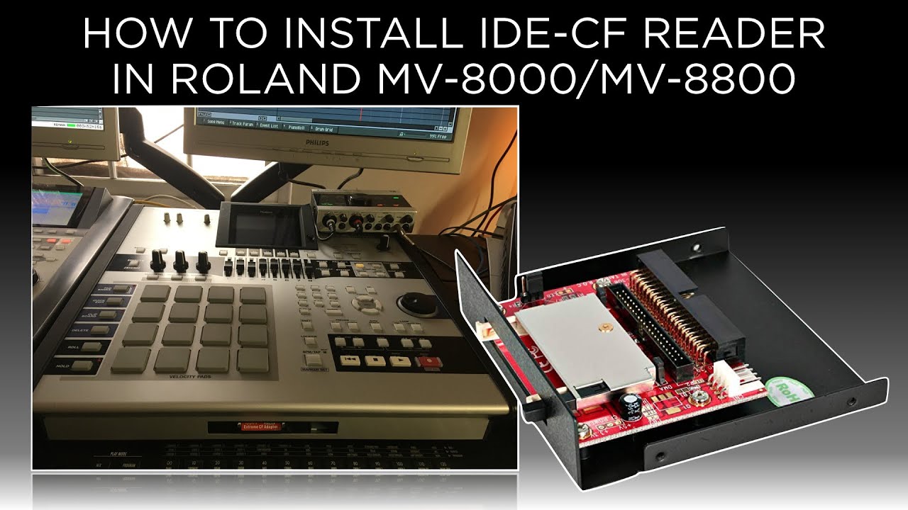 Install IDE-CF-Reader in MV-8000/MV-8800 (KEYNOTE STYLE!)