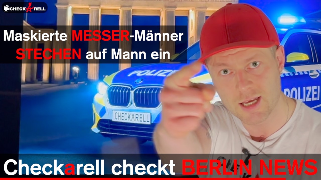 Maskierte MESSER-Männer stechen auf Mann in Berlin ein ++ Lebensgefahr auf Sonnenallee (Neukölln)