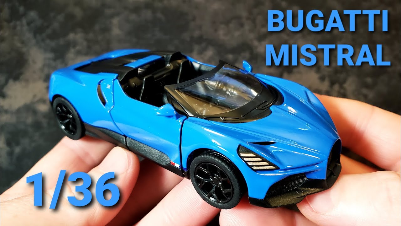 KINSMART BUGATTI MISTRAL 1/36 SCALE REVIEW !...🔥💙🔥