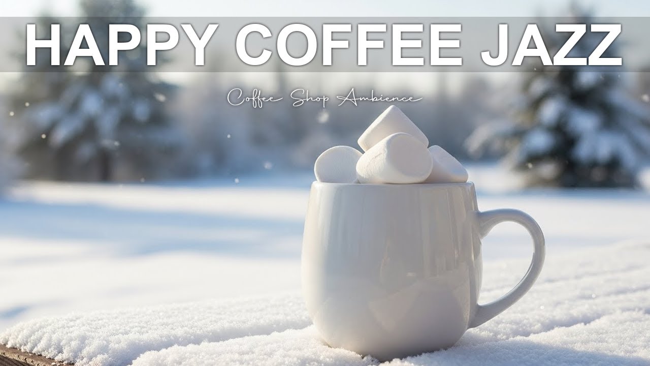 Happy Coffee Jazz☕ Coffee Shop Ambiance - Positive Bossa Nova Instrumental for Great Moods