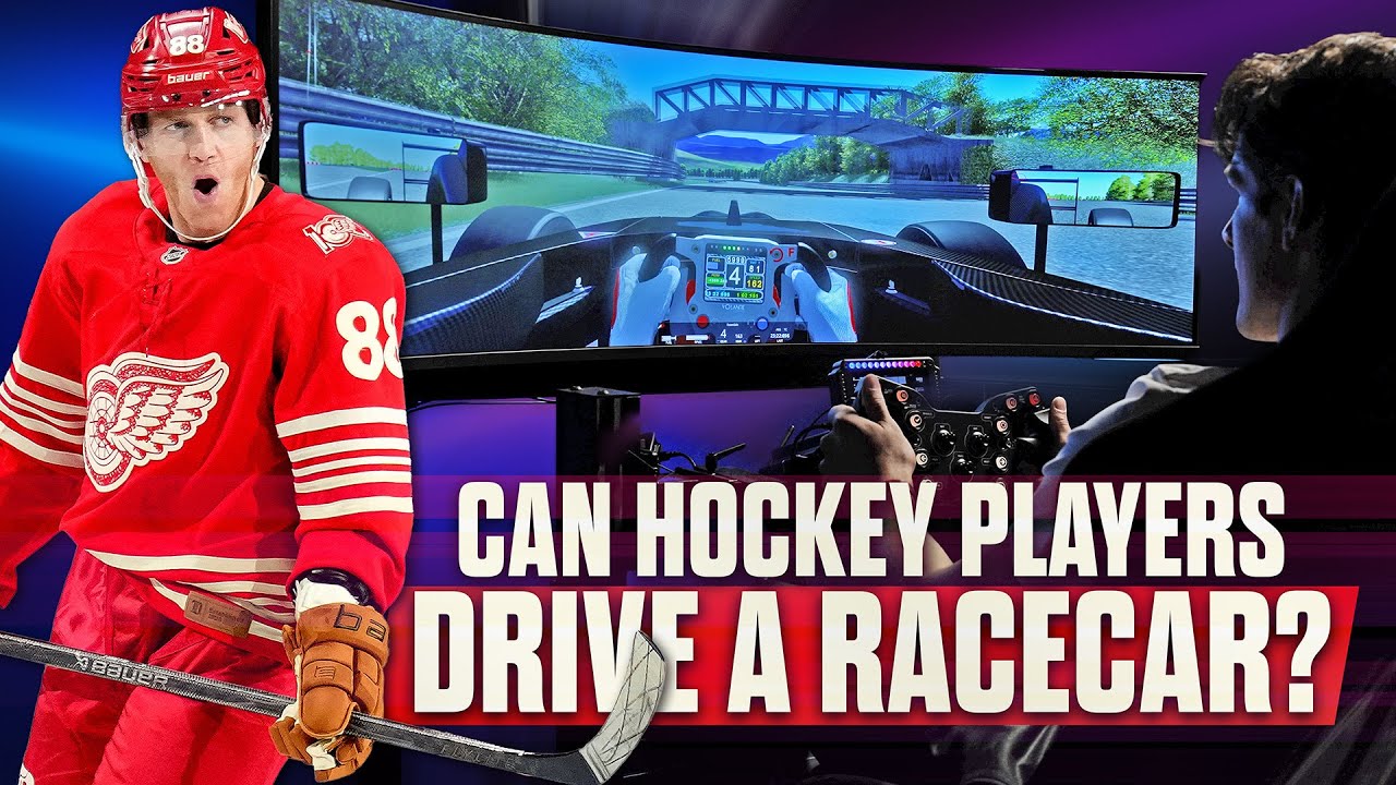 NHL Players Test Their Driving Skills in F1 Simulator!