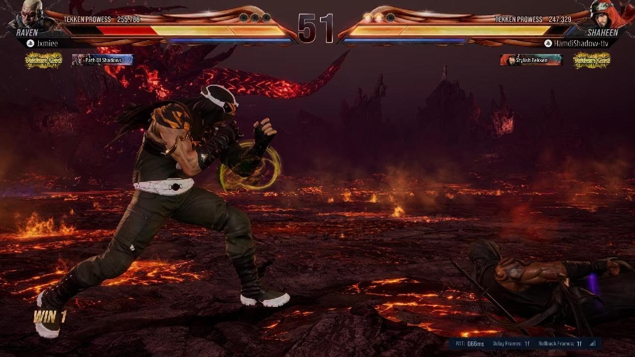 TEKKEN 8 Shaheen vs raven (unlucky raven)