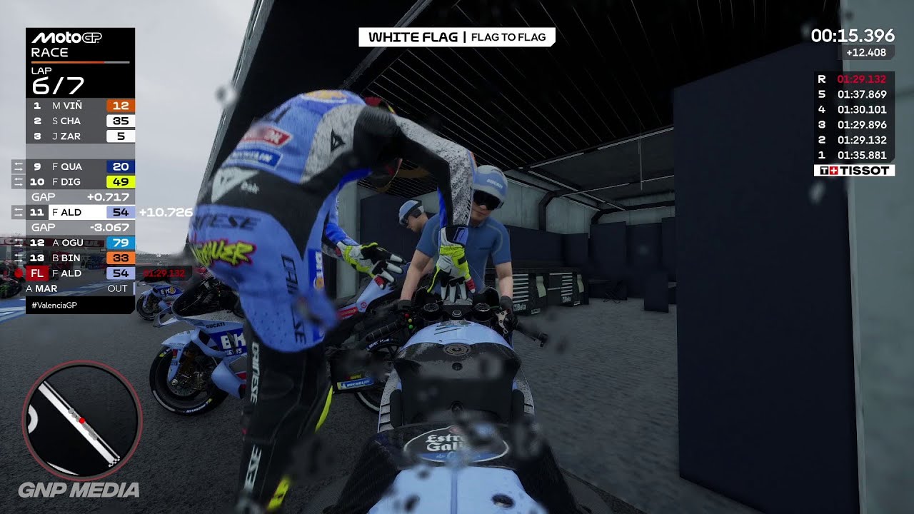 MotoGP 25 - Фермин Алдегер - Гонка от старта до финиша - Трасса Валенсия - Управление топливом - ...