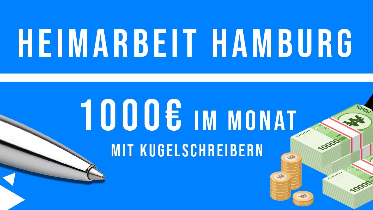 HEIMARBEIT HAMBURG - 1000&euro; im Monat mit Kugelschreiber Zusammenbauen - Von Zuhause Geld verdienen #1