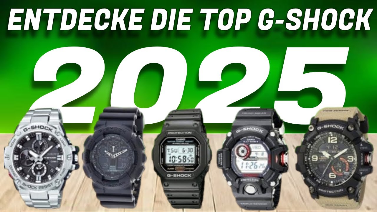 TOP 5 : Beste Casio G-Shock-Uhren 2025 &ndash; W&auml;hlen Sie nicht falsch! (Das habe ich zuerst getan)