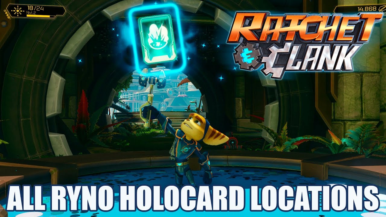🏆Ratchet & Clank (PS4) Todas as Cartas RINO/All RYNO Holocard Locations🏆