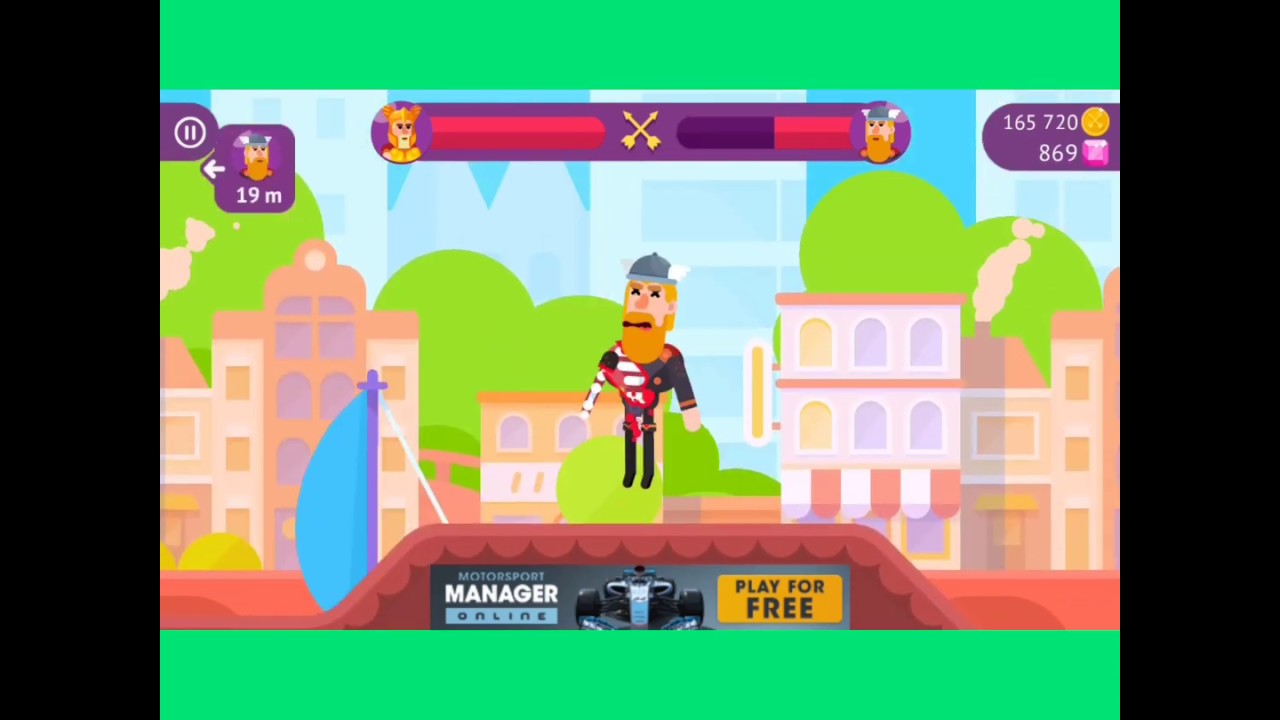 Bowmasters Gameplay -When the God of Thunder vs the God of Thunder!