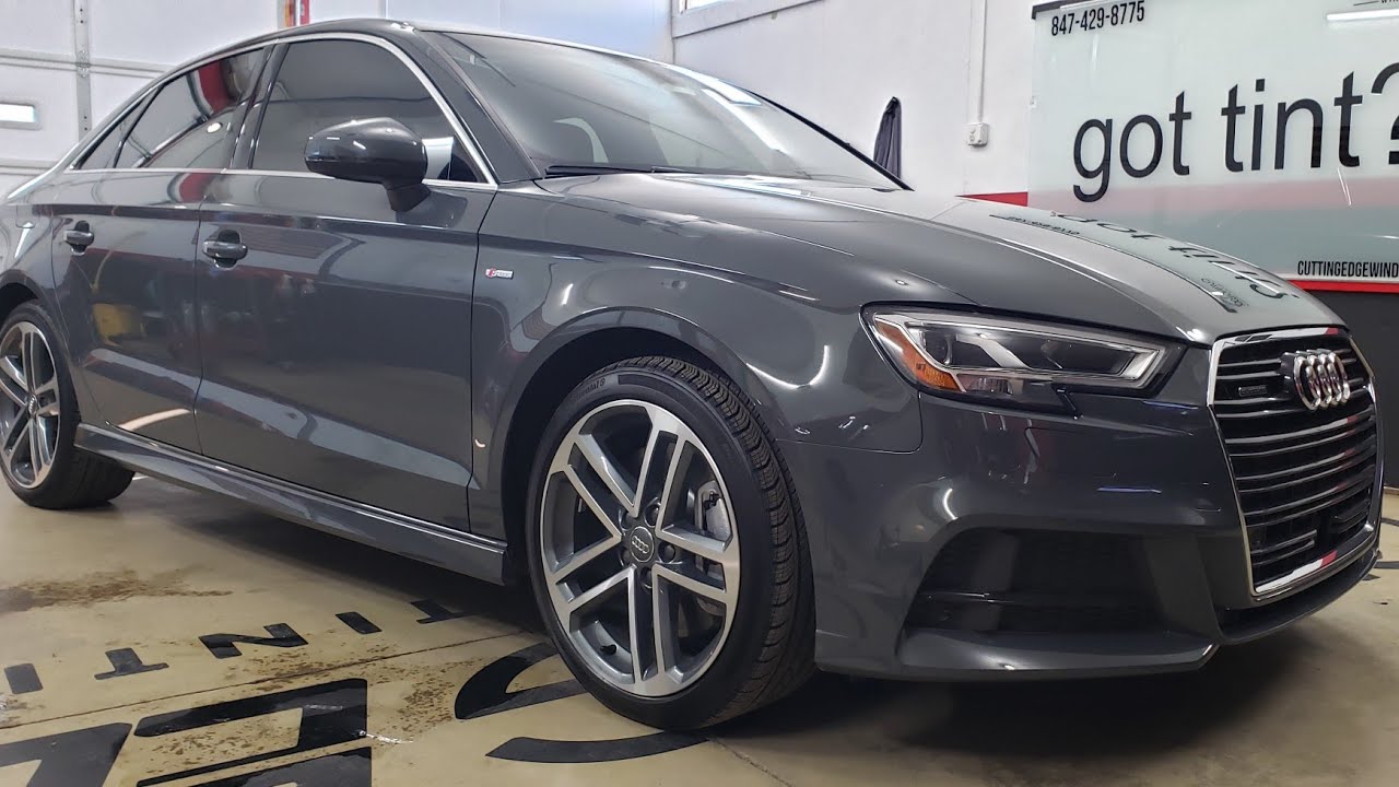 2019 Audi A3, front window tint installation (how to)
