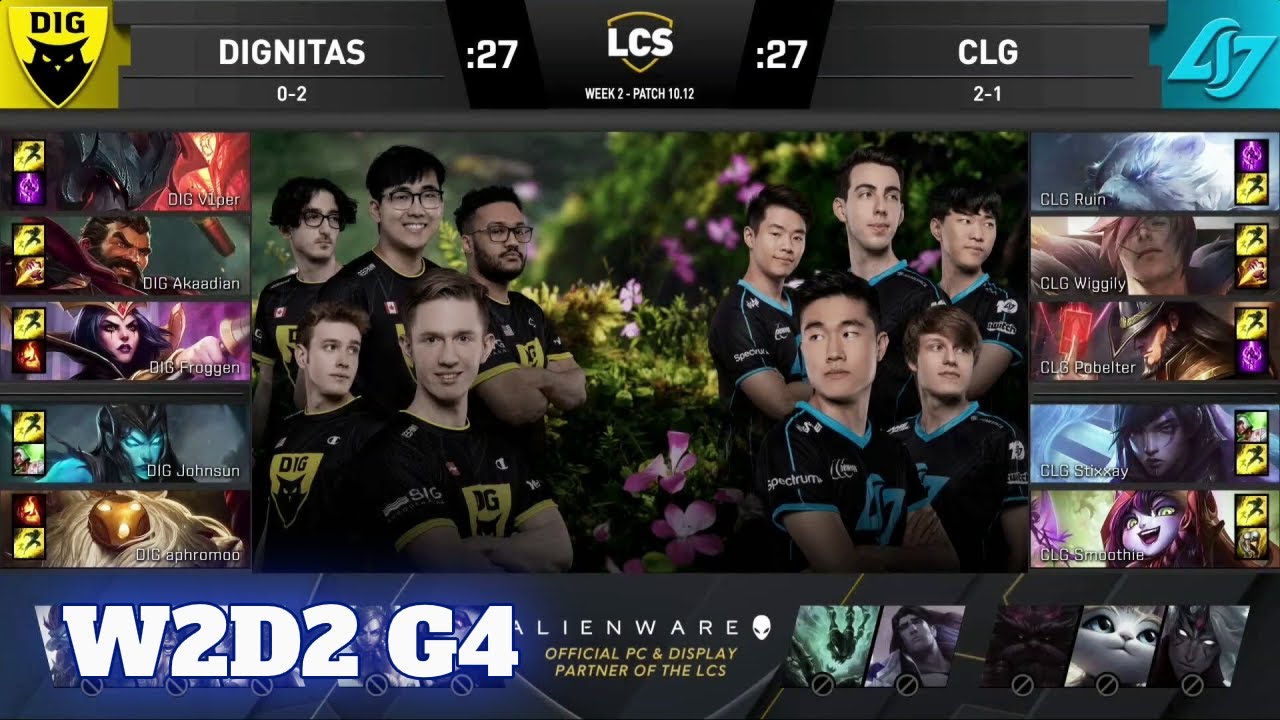 Dignitas vs CLG | Week 2 Day 2 S10 LCS Summer 2020 | DIG vs CLG W2D2
