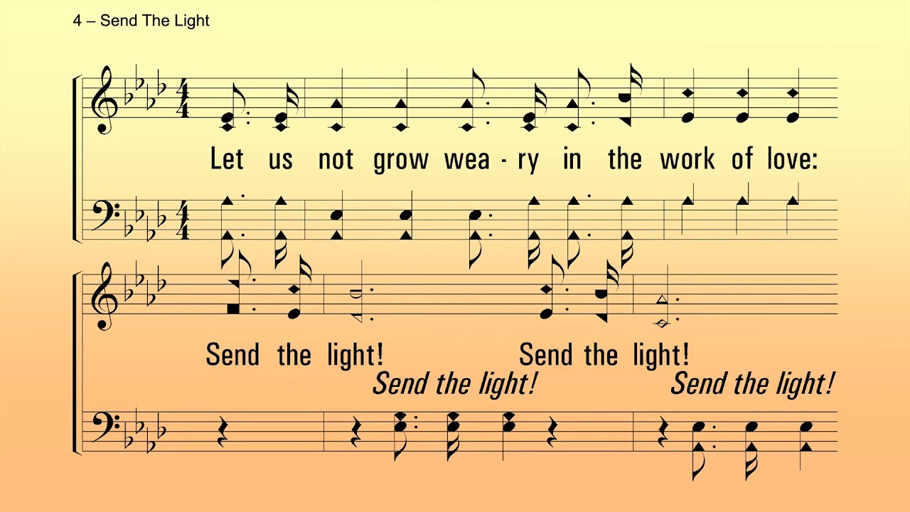 Send The Light || Bass Piano Voice Guide