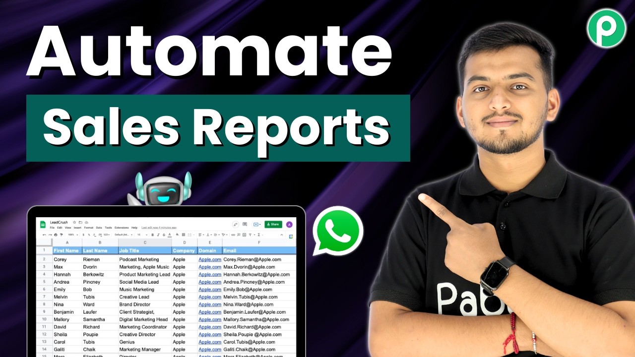 Auto Generate and Send Sales Reports to Management