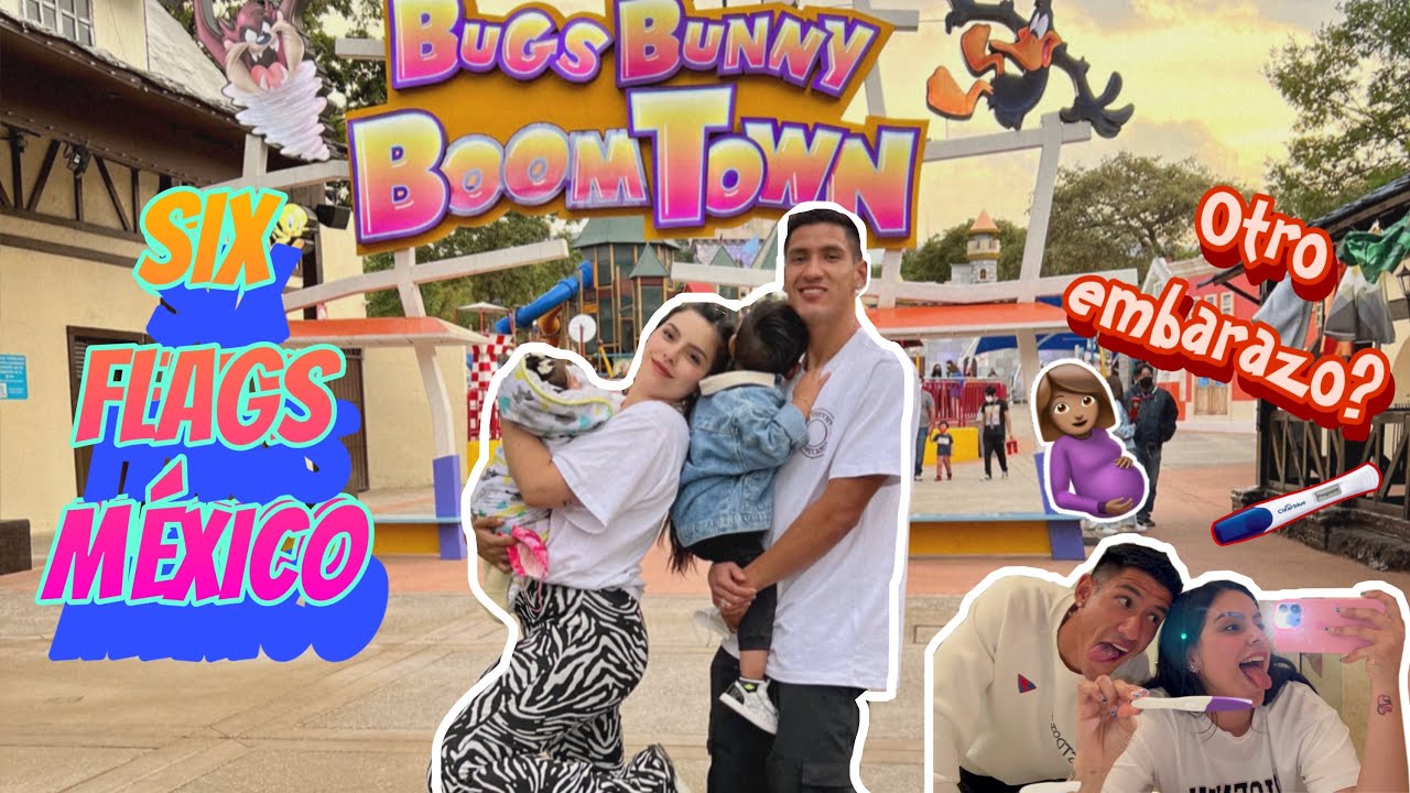 VAMOS A SIX FLAGS🎠🎡 ¿otro embarazo?