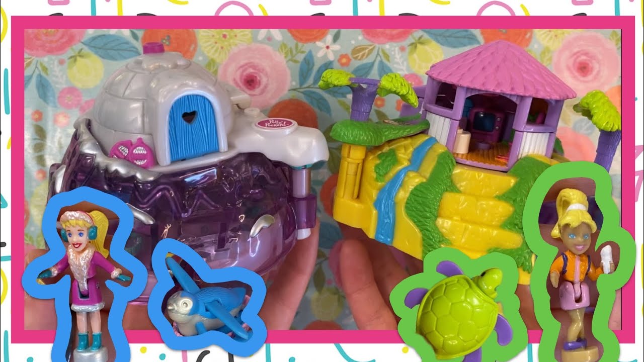 2000 Polly Pocket | Arctic Pets and Tropical Pets | Vintage Polly Pocket