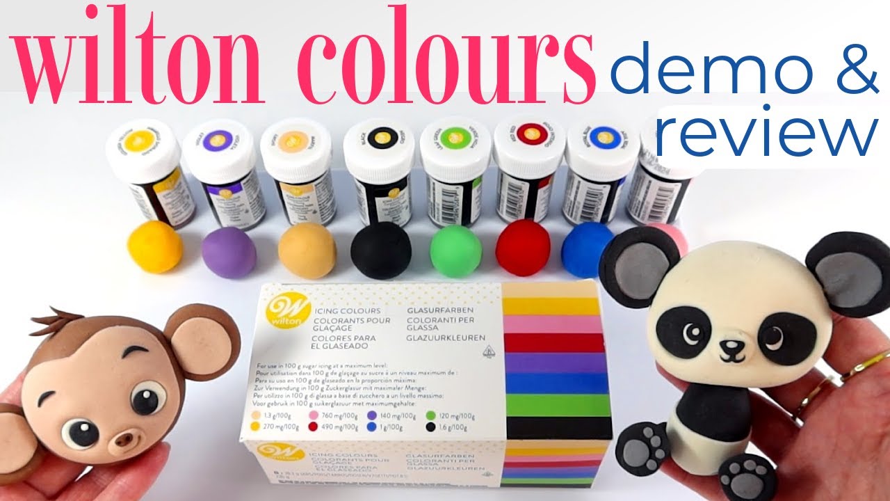 Wilton colour gels | How to colour fondant, buttercream & much more