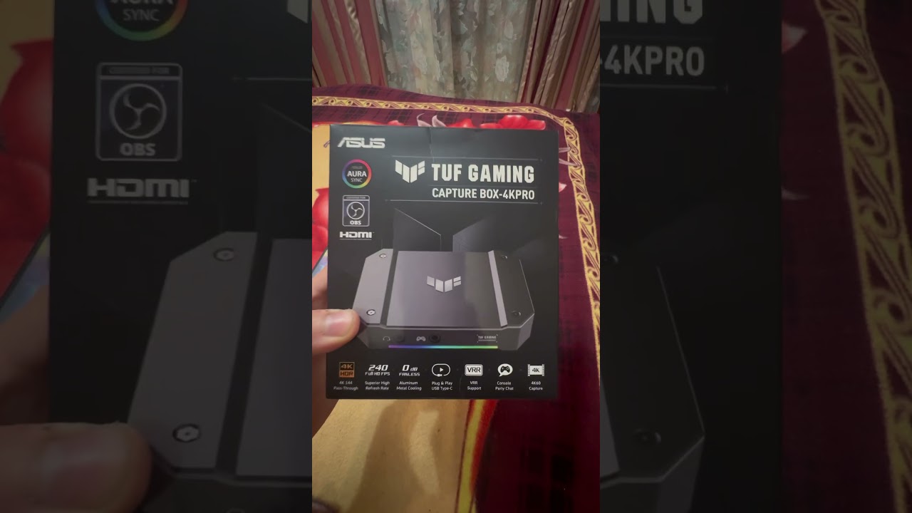 ASUS TUF GAMING CAPTURE BOX 4K PRO🥹 скоро буде гарна якість відео та звуку