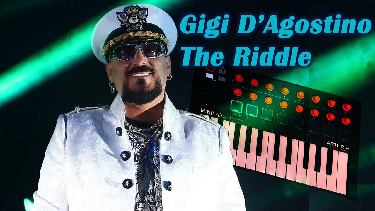 Gigi D'Agostino - The Riddle | Live Cover and Tutorial with the Arturia Minilab Mk2