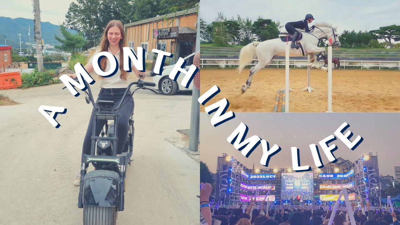 Show Jumping & Studying in Korea | September Vlog