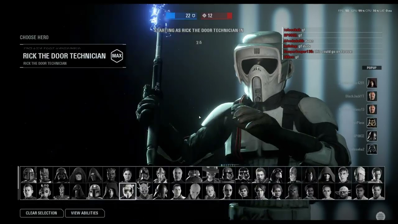 Rick The Door Technician In Battlefront 2 #battlefront3