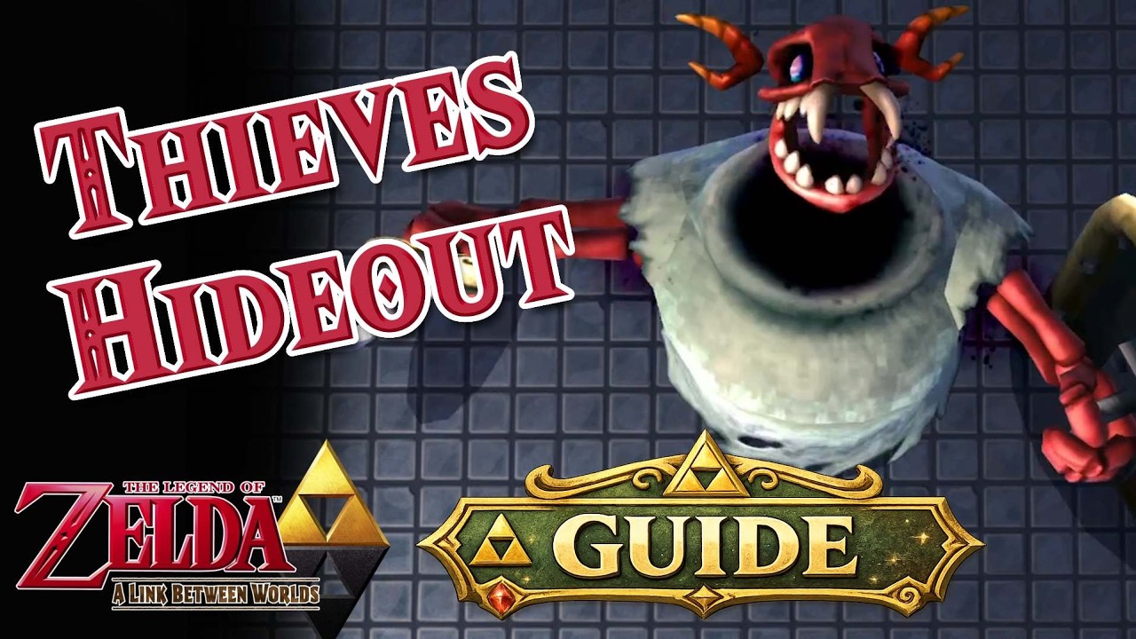 Thieves’ Hideout 100% Guide – Stalblind Boss & Master Ore | Zelda ALBW