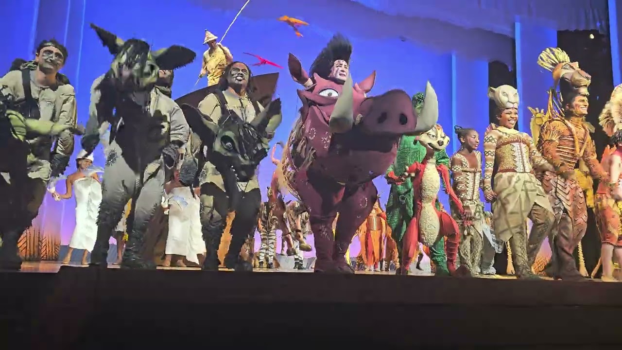 The Lion King North American Tour curtain call 05/31/25