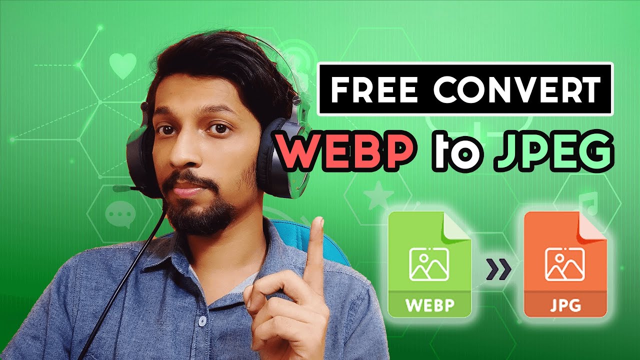 How to convert webp to jpg | Webp not supported by photoshop solution