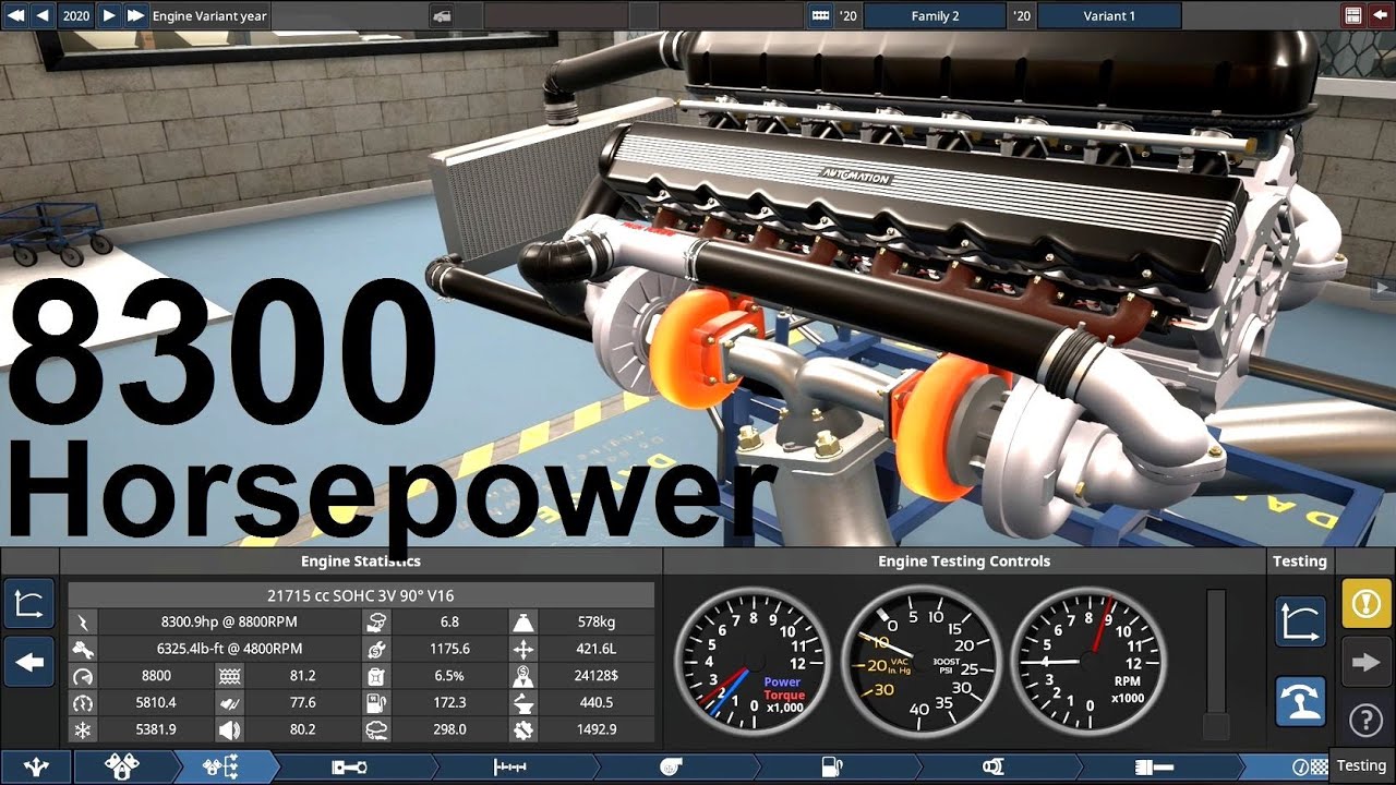 Over 8000HP From A Quad-Turbo V16? Huge Automation Update!