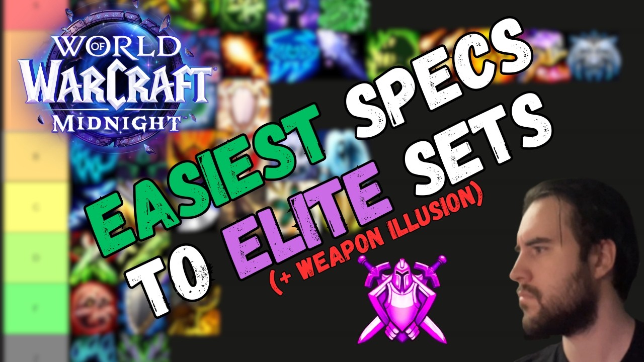 Easiest Specs to Elite Set PvP Tier List Midnight Season 1