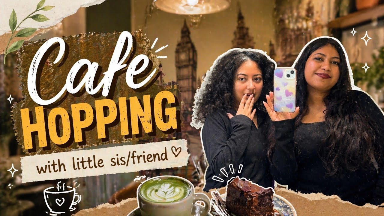 Cafe hopping with sister/friend ❣️🌷 #vlog #fun #beauty #friends #friendship 