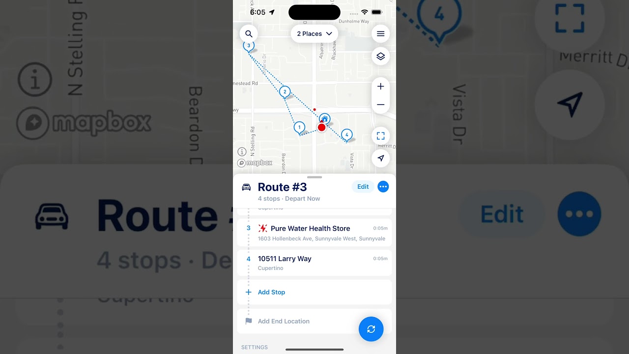 MyWay Route Planner - How To - Build Route