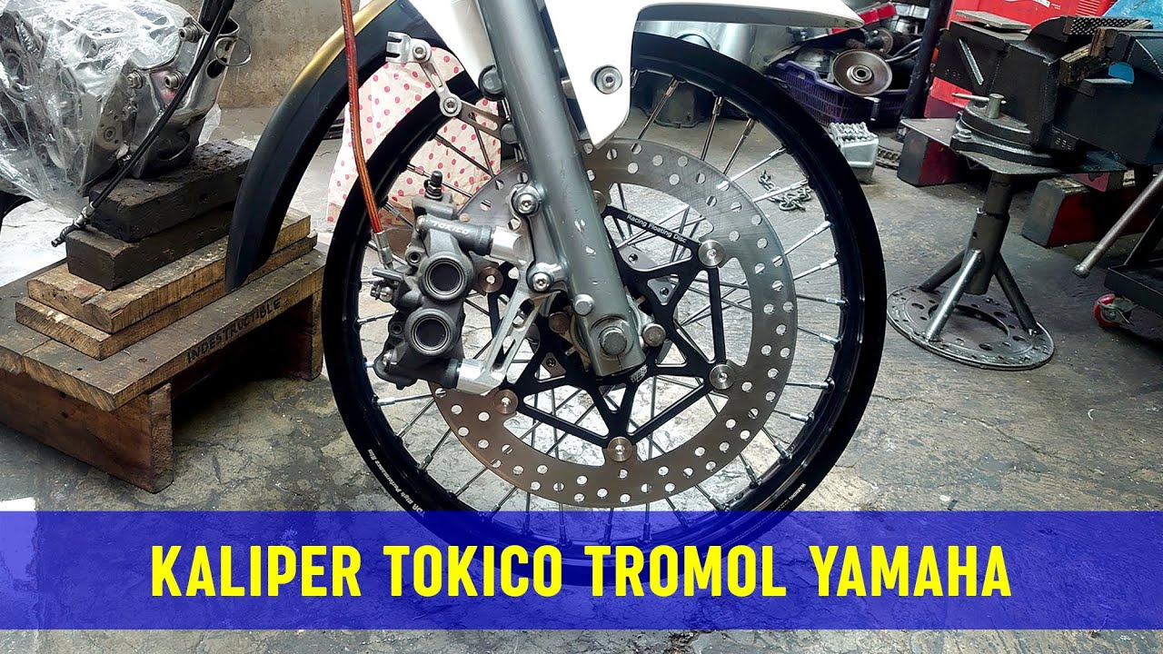 Установка барабанных суппортов Yamaha Tokico