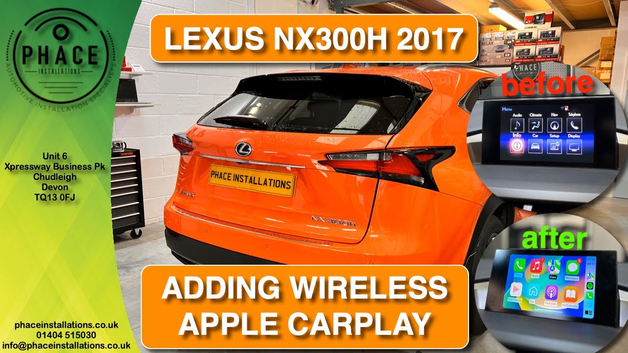 LEXUS NX300H 2017 ADDING WIRELESS APPLE CARPLAY - PHACE INSTALLATIONS