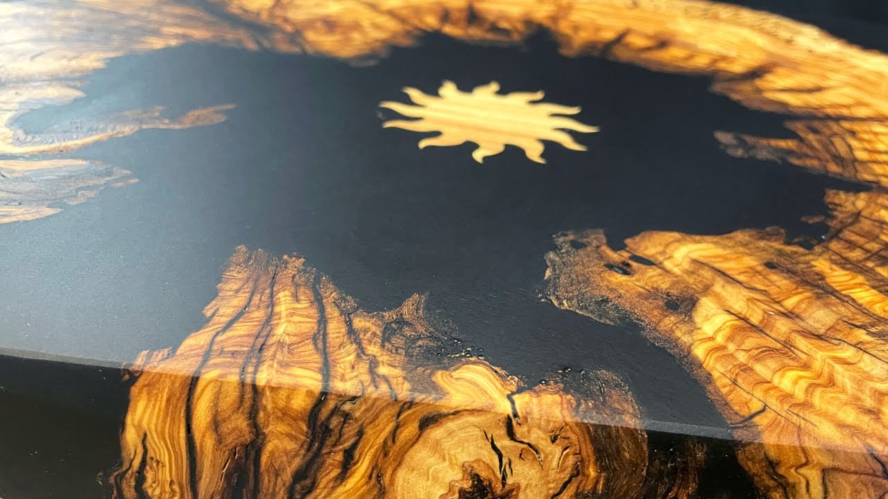 3D olive cookie slab coffee table - Olive #shapermade #olive #coffeetable
