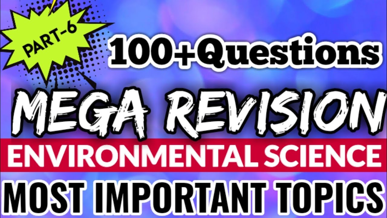 🔴Rapid REVISION Environmental Science Entrances-UGC-NET/SET/GATE/PhD Entrances