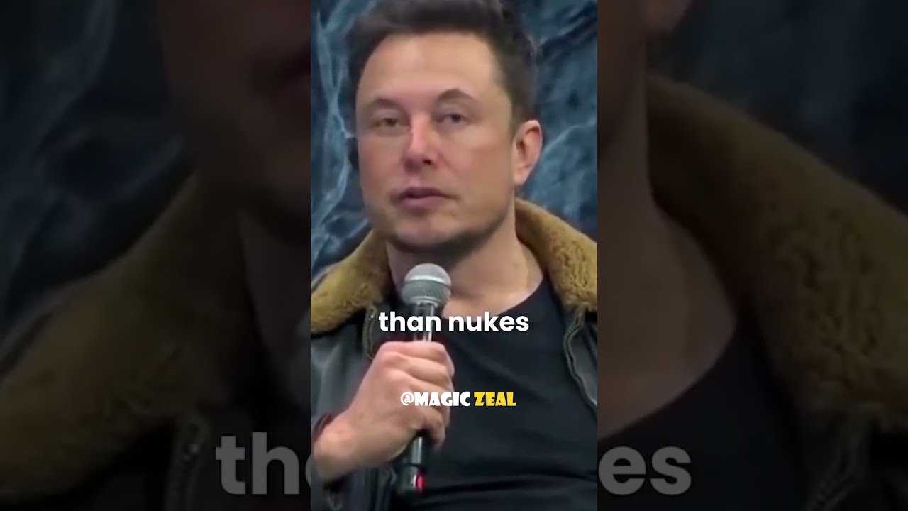 Elon Musk warning about AI | Look at that evil smile at the end