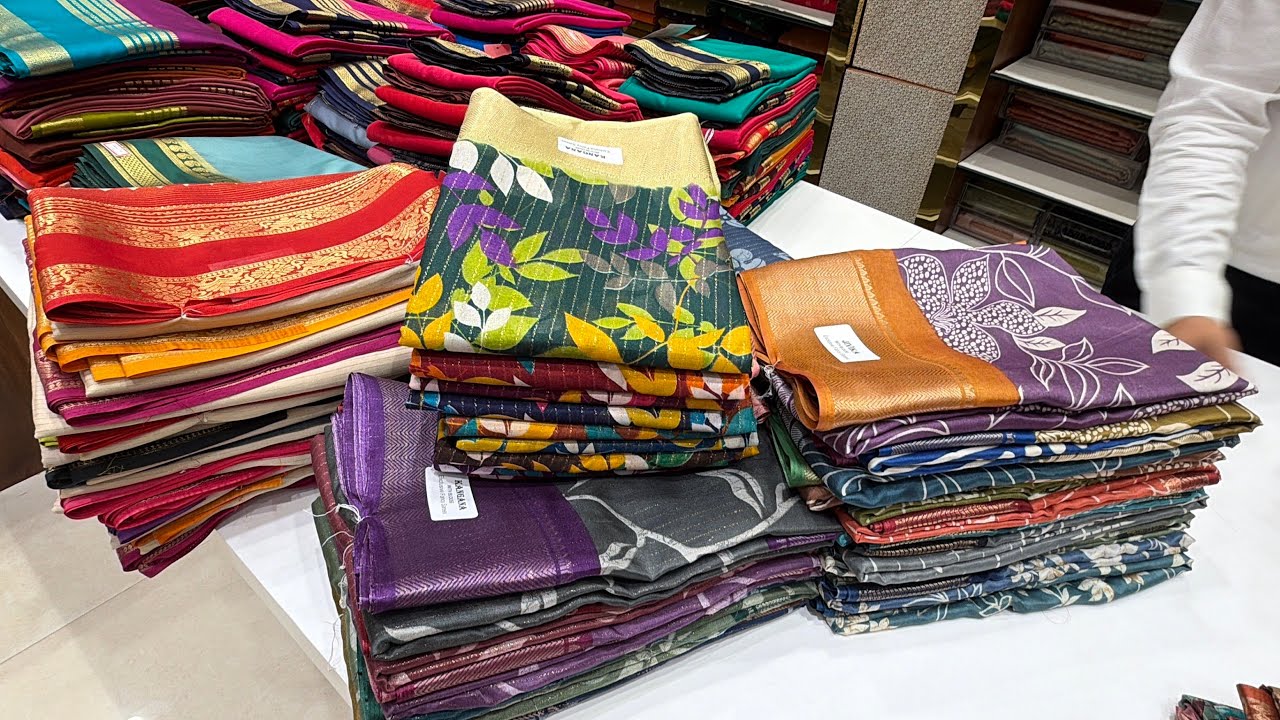 FESTIVE OFFERS😍Bangalore Wholesale Budget Friendly Gifting Sarees @ Offer prices with Free shipping.