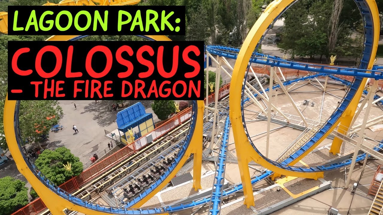 Riding 'Colossus - The Fire Dragon' at Lagoon! (Farmington, Utah)