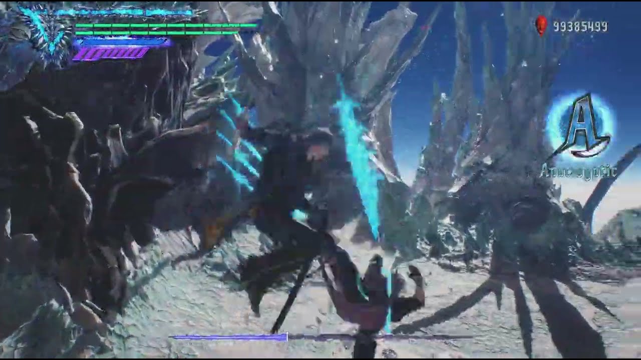 Devil May Cry 5 Vergil Beating Dante 7