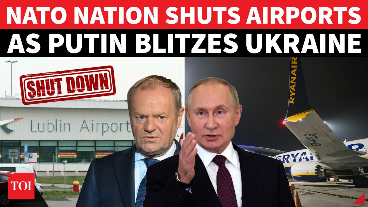 NATO Nation PANICS As Putin Unleashes 10-hour HELLFIRE On Kyiv; Poland SCRAMBLES Jets, Halts Flights