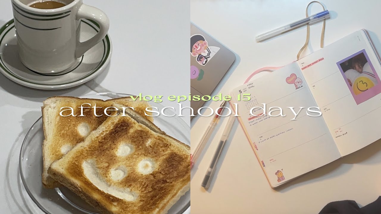 s2 vlog🧴my routine after school, studying, cleaning and new skincare from STYLEVANA