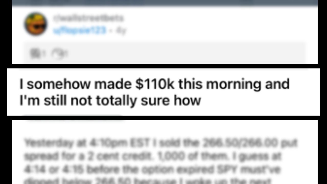 INSANE: Options Trader Made $110,000 Just By Luck... and Here's How He Did It!