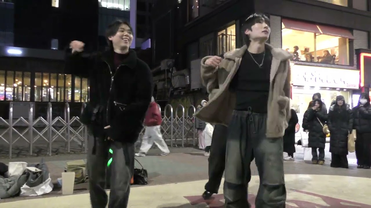 260121 Korea Kpop Dance Team mocean (모션) - BANG BANG BANG (BIG BANG) Hongdae busking
