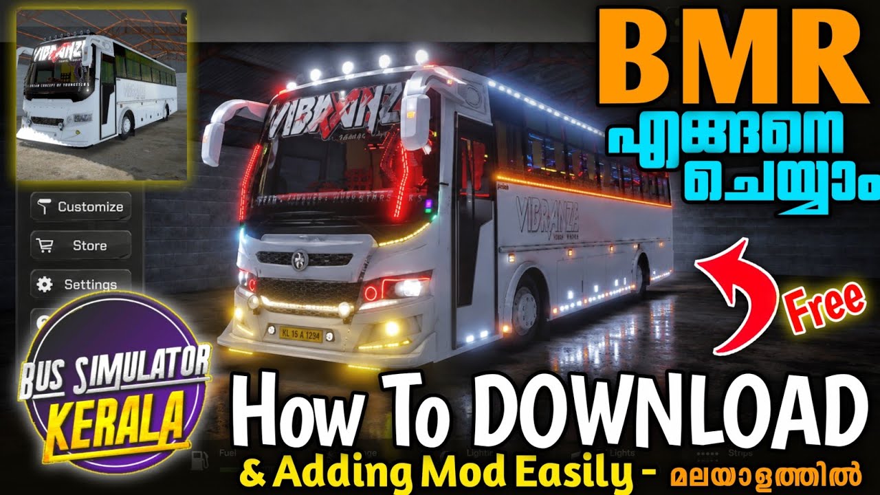 How to Add Mods in Bus Simulator KERALA | എങ്ങനെ mods add/install ചെയ്യാം.? | #keralabussimulator
