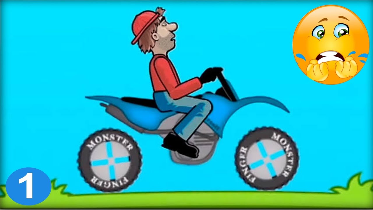 Hill Climb Racing - Motocross Bike On Mountain 969m | Gameplay