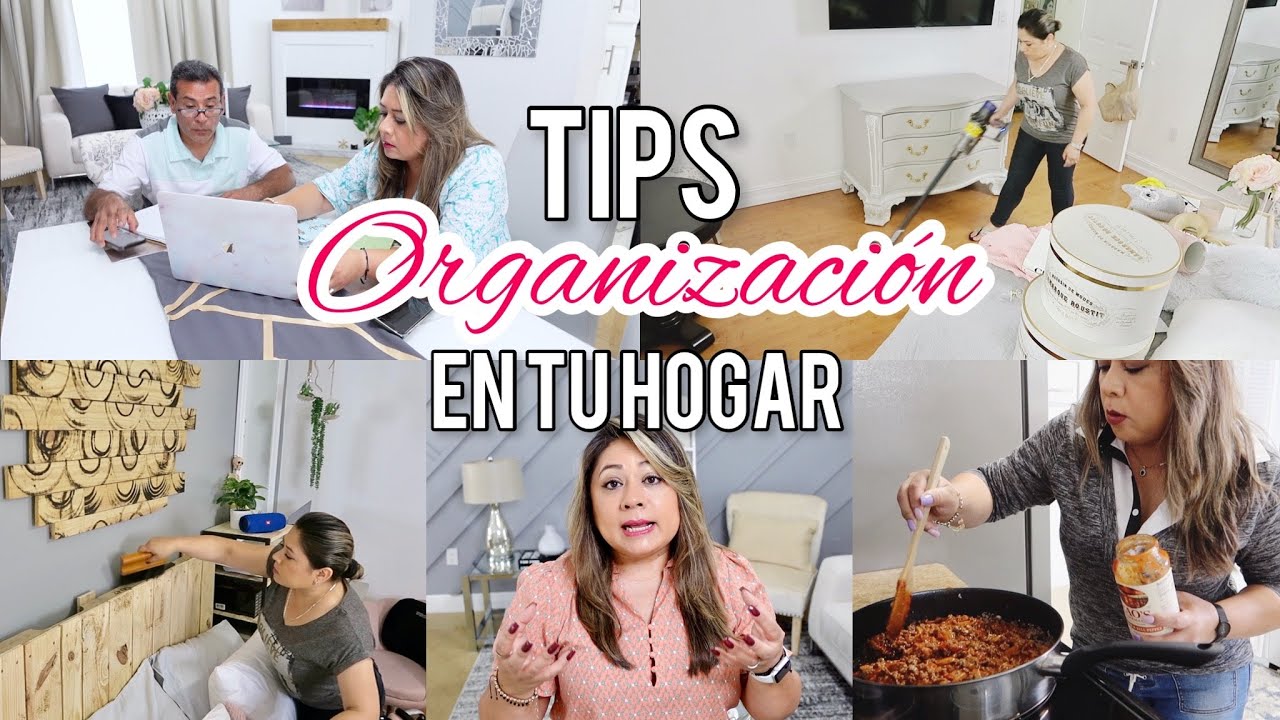 COMO ME ORGANIZO EN CASA: LIMPIEZA: ORDEN - TRABAJO - COMIDAS - COMPRAS