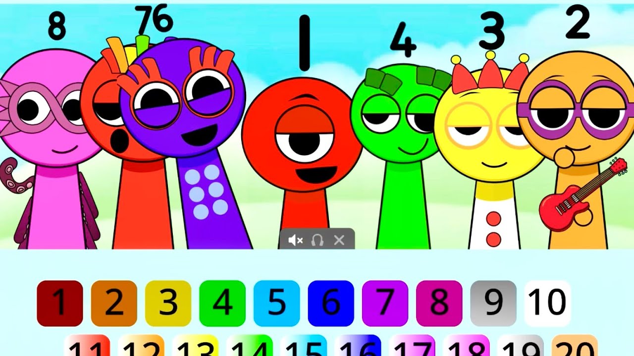 🔥 Новые оригинальные персонажи Спрунки – Incredibox: Numberblocks против Sprunkblocks