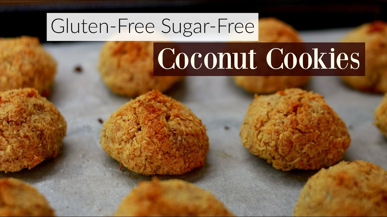 3-Ingredient Coconut Cookies (Gluten and Sugar Free)
