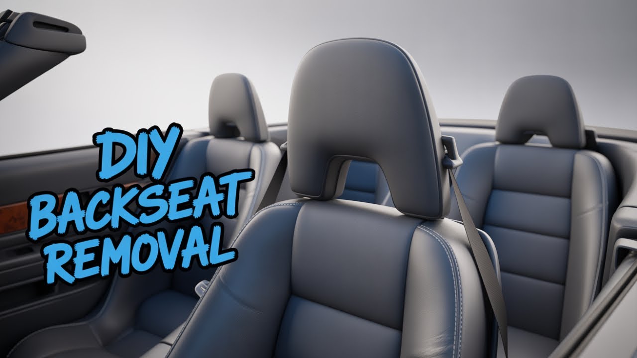 No One Shows This Step for Volvo C70 Back Seat Removal!