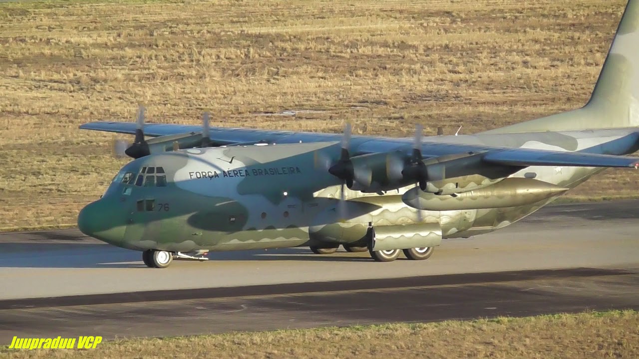 AERONAVE C-130 HÉRCULES DECOLANDO DE GUARULHOS.