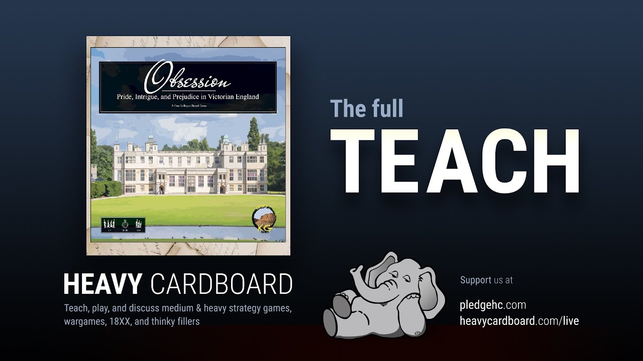 How to Play only - Obsession How to Play by Heavy Cardboard
