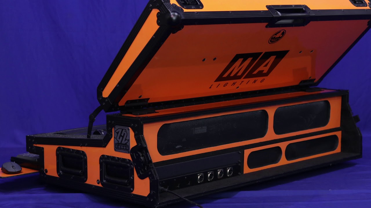 CASE PARA CONSOLE MA LIGHTING COMMAND WING COM FADER, PC E 2 MONITORES